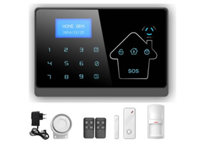 GSM quad-band and PSTN dual network alarm system