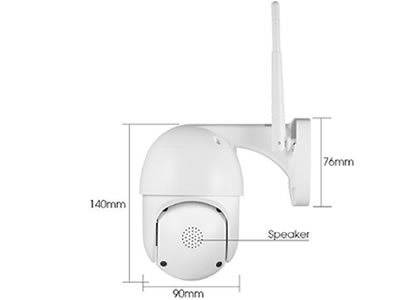 KERUI C45 1080P IP Camera Outdoor WiFi PTZ CCTV Security Wireless Smart Home IR Camere