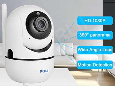 5 units KERUI WIFI IP Security Camera Wireless Waterproof 1080P Smart PTZ Indoor Cam