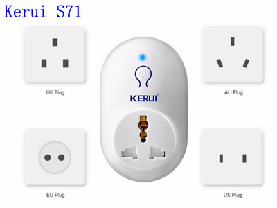 5 units KERUI S71 Wireless Remote Switch Smart Power Socket Plug