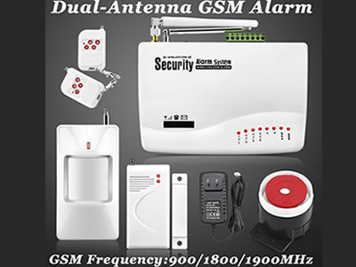 Wireless gsm home security burglar alarm system