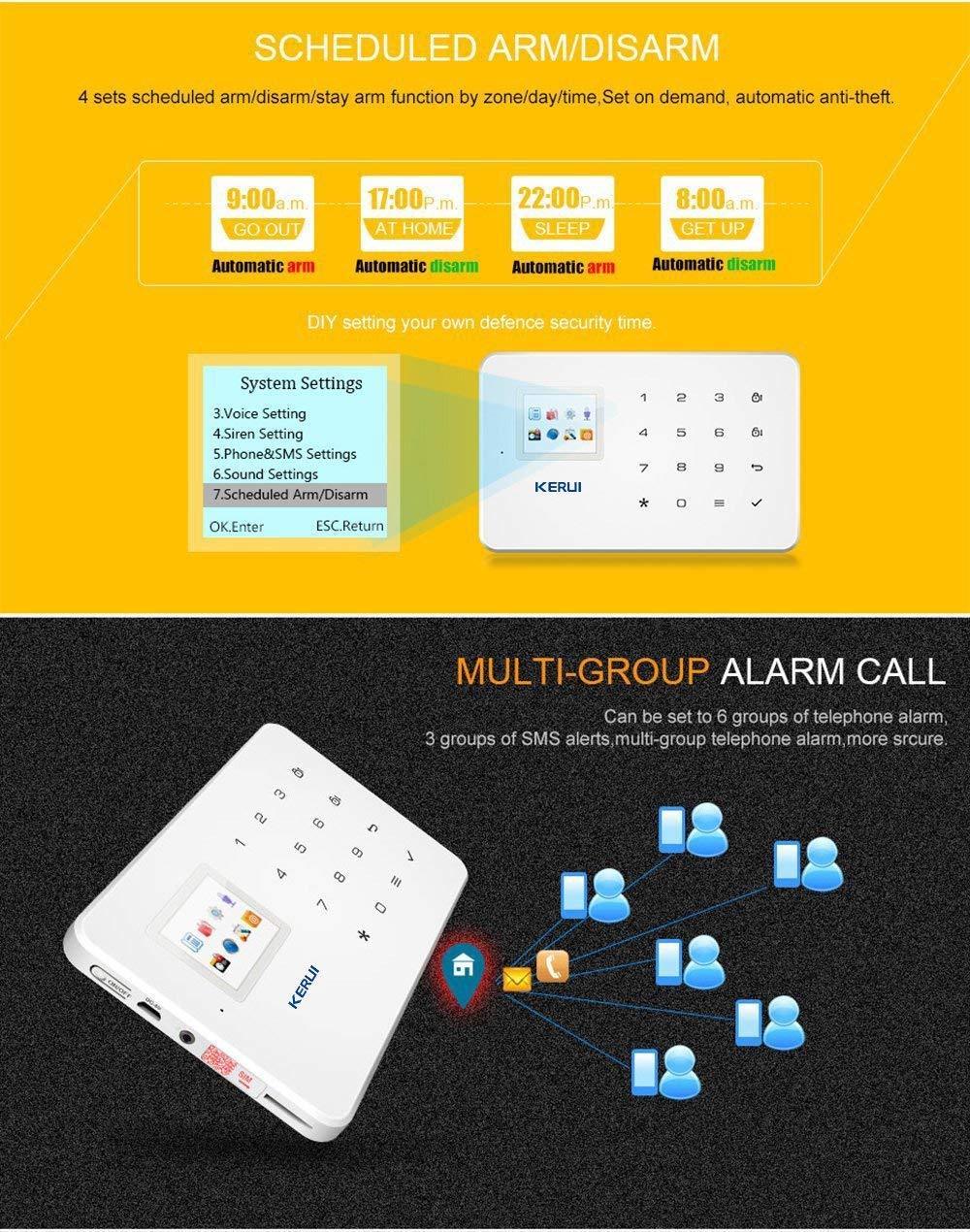 KERUI G183 3G GSM Wireless Security alarm System