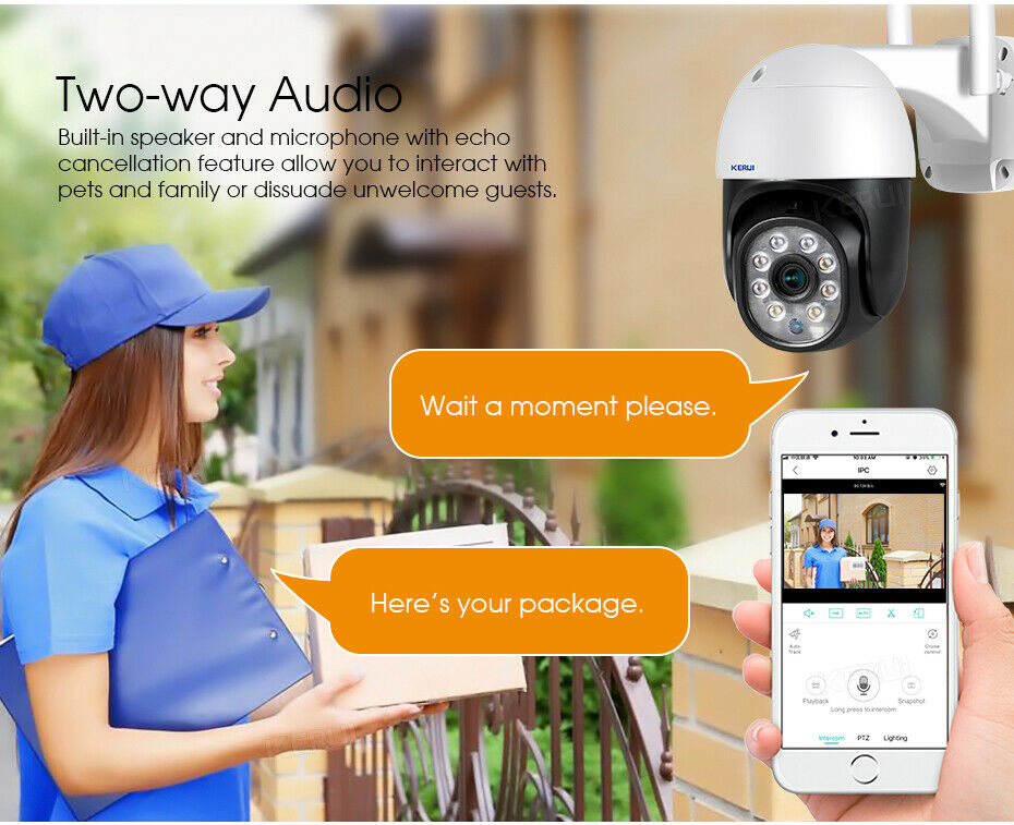 KERUI C45 1080P Outdoor IP Camera