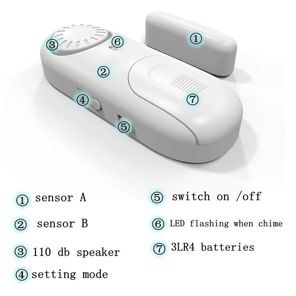 KERUI D1 Wireless Door Window Sensors Alarm Sensors,wholesale cheap  discount price,kerui official site.