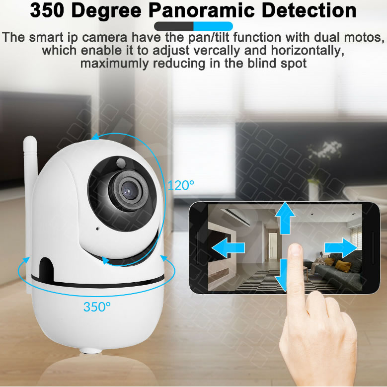 KERUI N9 WIFI Wireless Waterproof 1080P Smart PTZ Indoor IP Camera 