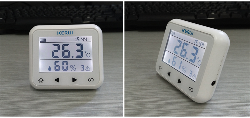 KERUI TD32 LED Display Adjustable Temperature  Alarm Sensor