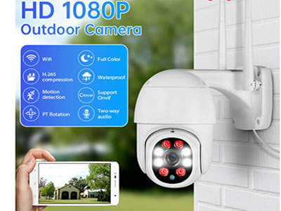 KERUI C45 1080P IP Camera Outdoor WiFi PTZ CCTV Security Wireless Smart Home IR Camere