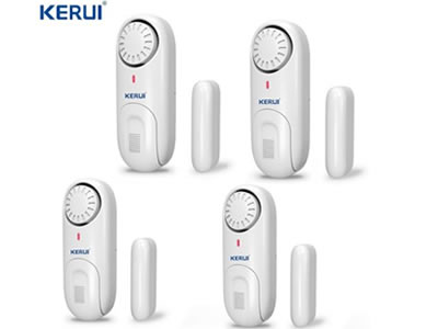 4 Units KERUI D1 Window Door Magnet Sensor