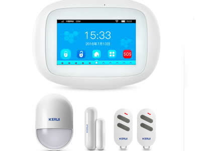 KERUI K52 4.3 inch TFT Color Screen Wireless Security Alarm WIFI GSM Home Burglar Alarm System