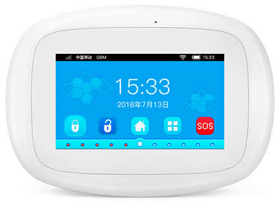 KERUI K52 4.3 inch TFT Color Screen Wireless Security Alarm WIFI GSM Home Burglar Alarm System