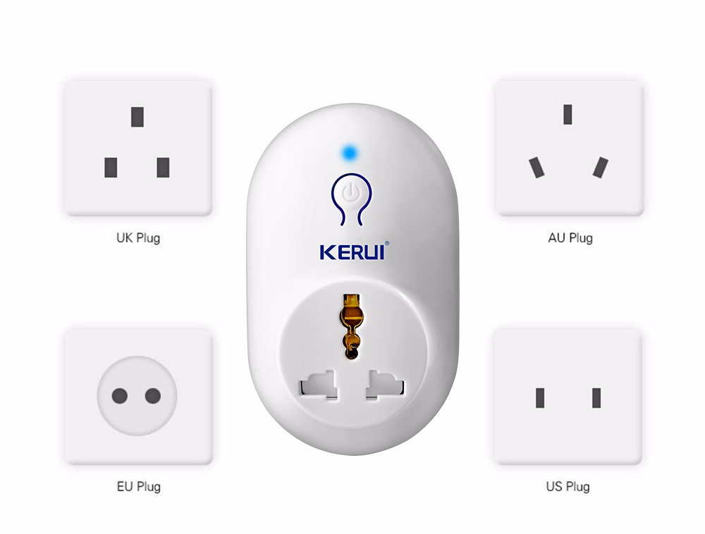 KERUI S71 Wireless Remote Switch Smart Power Socket Plug 