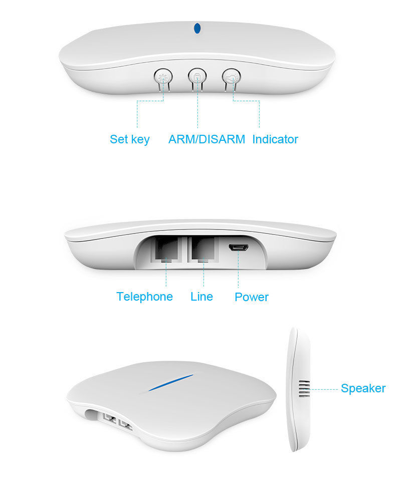 KERUI W1 WiFi PSTN Smart Home Burglar Alarm System Security