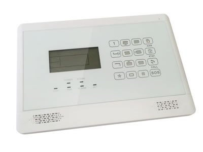 Touch Screen Wireless Intruder Burglar Home Alarm White Solution 